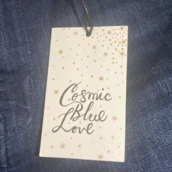 COSMIC BLUE LOVE Women's Dark Blue Bootcut Denim Jean Pants Size 31 - Picture 6 of 10